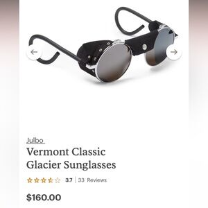 NWT Julbo Vermont Chrome Classic Glacier Sunglasses